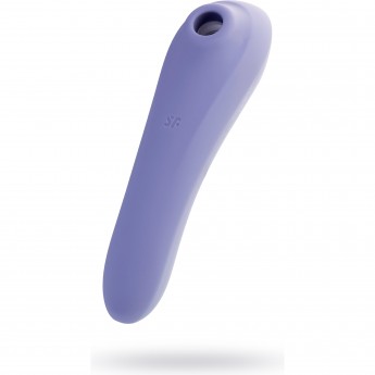 Бесконтактный вакуум-волновой клиторальный стимулятор SATISFYER DUAL PLEASURE лиловый Бесконтактный вакуум-волновой клиторальный стимулятор SATISFYER DUAL PLEASURE лиловый