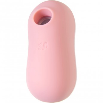 Вакуум-волновой бесконтактный стимулятор клитора SATISFYER Cotton Candy, силикон, розовый Вакуум-волновой бесконтактный стимулятор клитора SATISFYER Cotton Candy, силикон, розовый