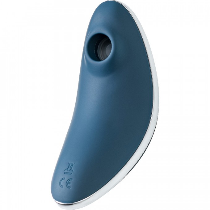Вакуум-волновой бесконтактный стимулятор клитора SATISFYER Vulva Lover 1, силикон, синий 4018591