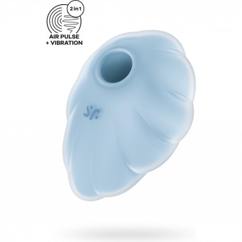 Вакуумный стимулятор клитора SATISFYER CLOUD DANCER, силикон, голубой Вакуумный стимулятор клитора SATISFYER CLOUD DANCER, силикон, голубой
