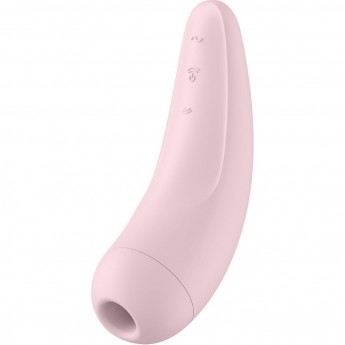 Вибростимулятор вакуум-волновой клиторальный SATISFYER CURVY 2+ PINK Вибростимулятор вакуум-волновой клиторальный SATISFYER CURVY 2+ PINK
